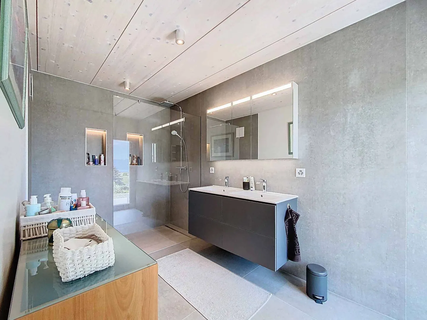 Magnificent contemporary villa newly built with panoramic views of the lake and the Alps - Photo 8 of 11