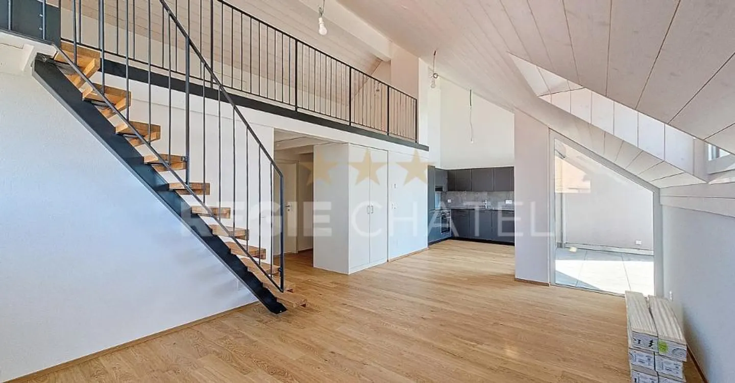 3.5-room apartment on the top floor with mezzanine - Photo 6 of 7