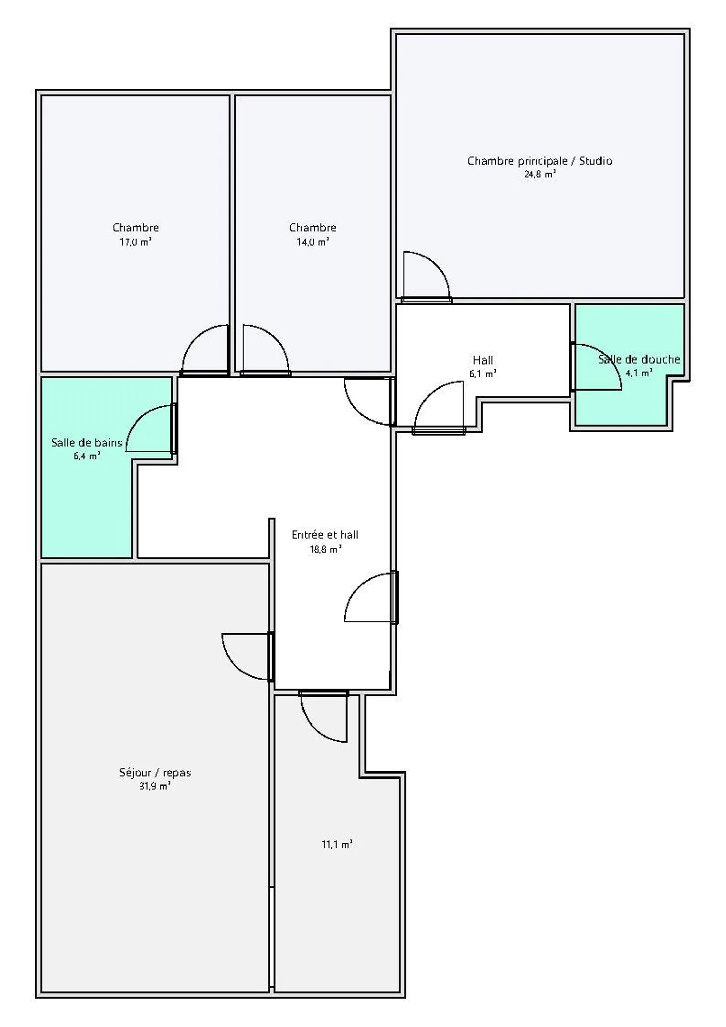 Geräumige 5-Zimmer-Wohnung in Malagnou, nur wenige Schritte vom Stadtzentrum entfernt - Foto 4 von 4
