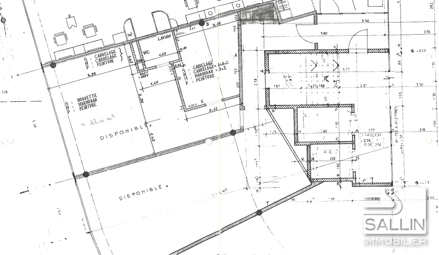 Administrative Areas of Approx. 96 m² Divisible into 2 Areas of 48 m² Each - Photo 1 of 1