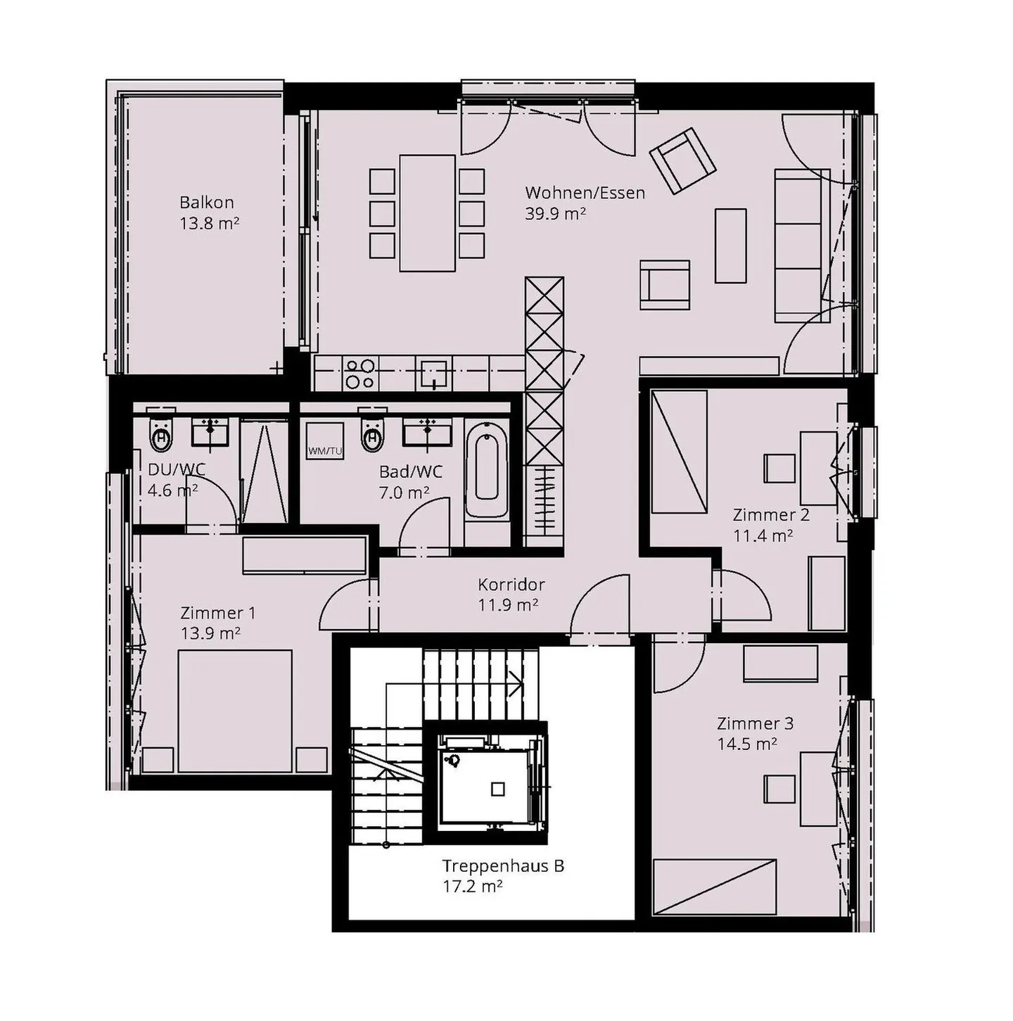 4.5 Room Apartment in Neftenbach - Photo 9 of 9