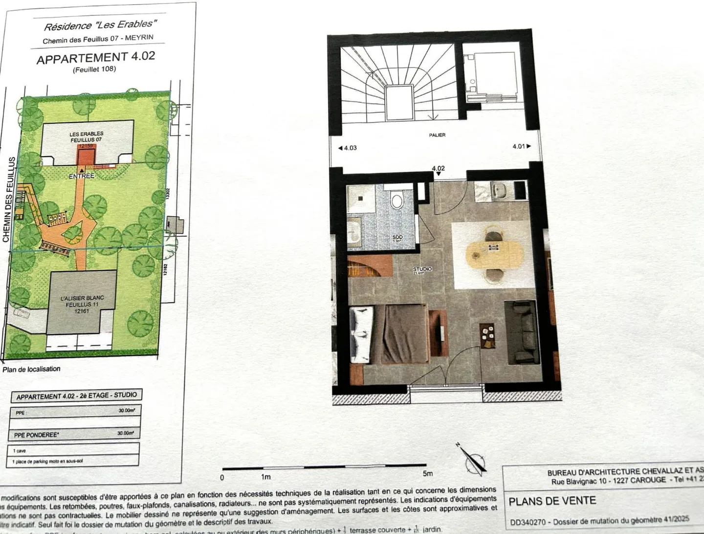 Charmant Studio à Meyrin - Photo 1 sur 4