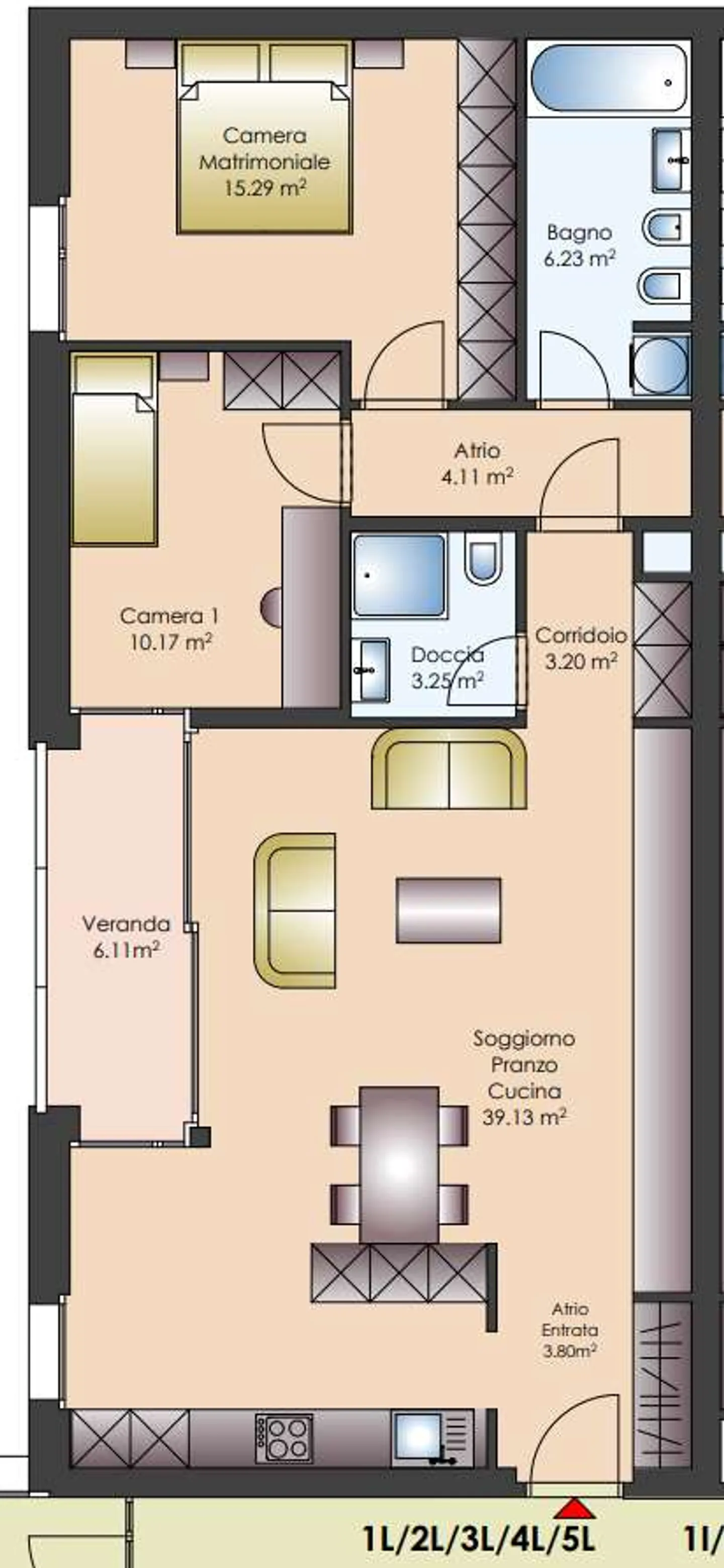 Nous offrons 3,5 pièces dans le centre-ville - Photo 4 sur 4