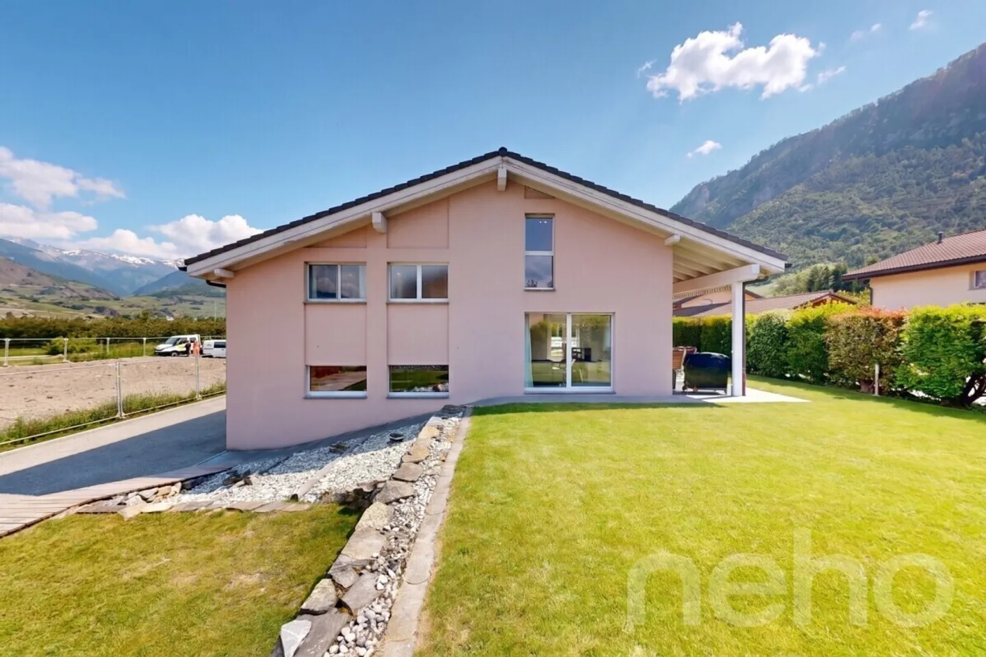 Helle Familienvilla mit großen Volumen in Bramois - Foto 5 von 12