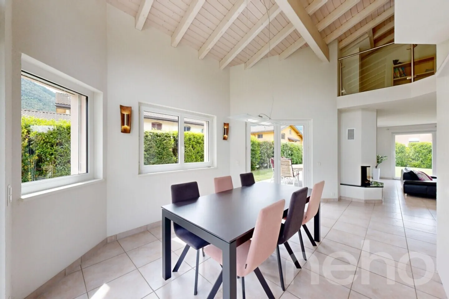 Helle Familienvilla mit großen Volumen in Bramois - Foto 11 von 12