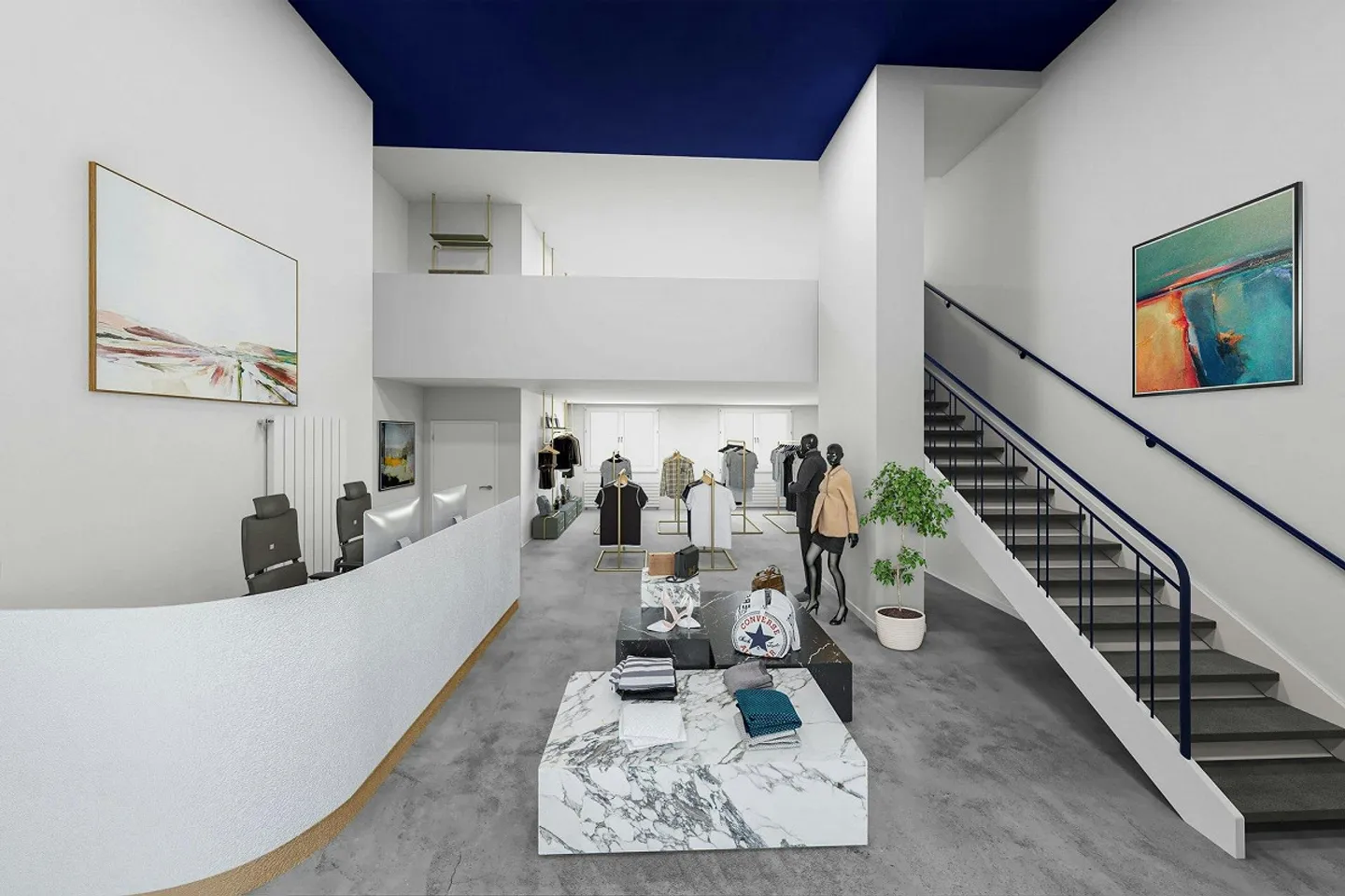 Unité commerciale attrayante avec beaucoup de lumière naturelle et un concept d'espace ouvert - Photo 1 sur 8