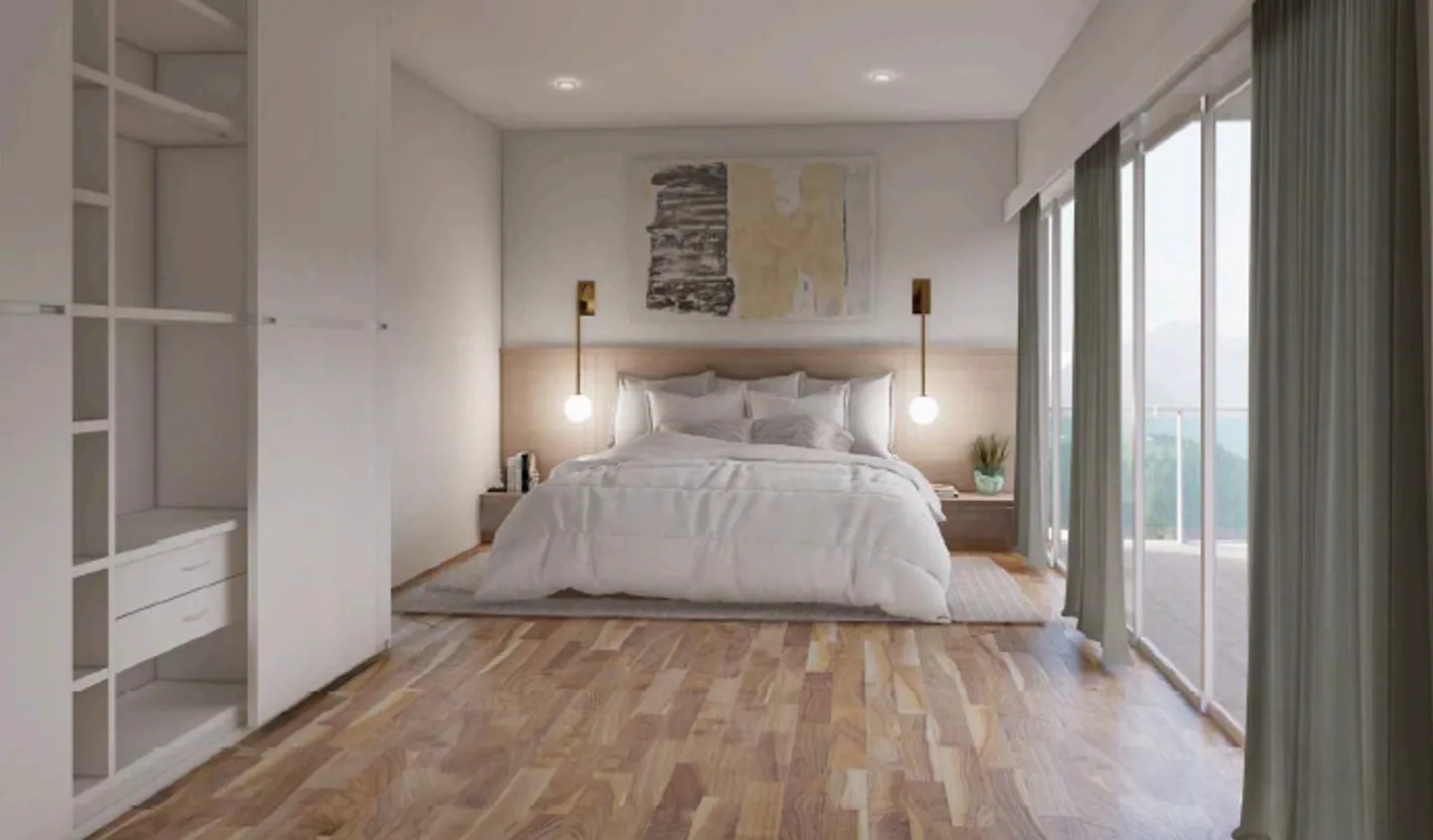 New penthouse of 4.5 rooms on plan with terrace - Les Terrasses à Willy - Photo 3 of 6