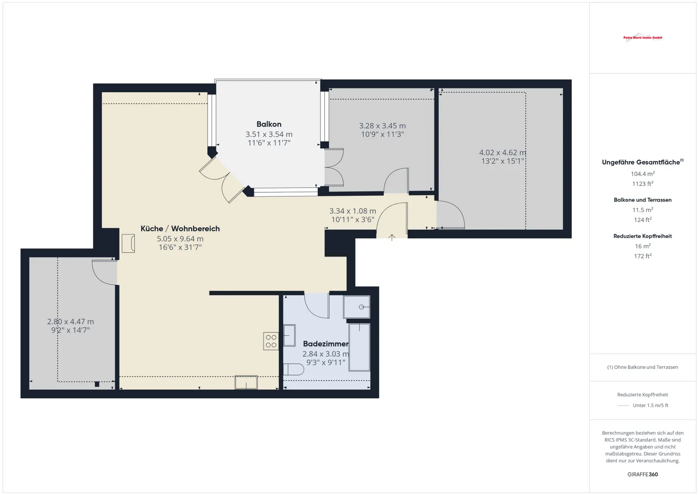 Appartement sous les combles de 4,5 pièces - Photo 13 sur 13