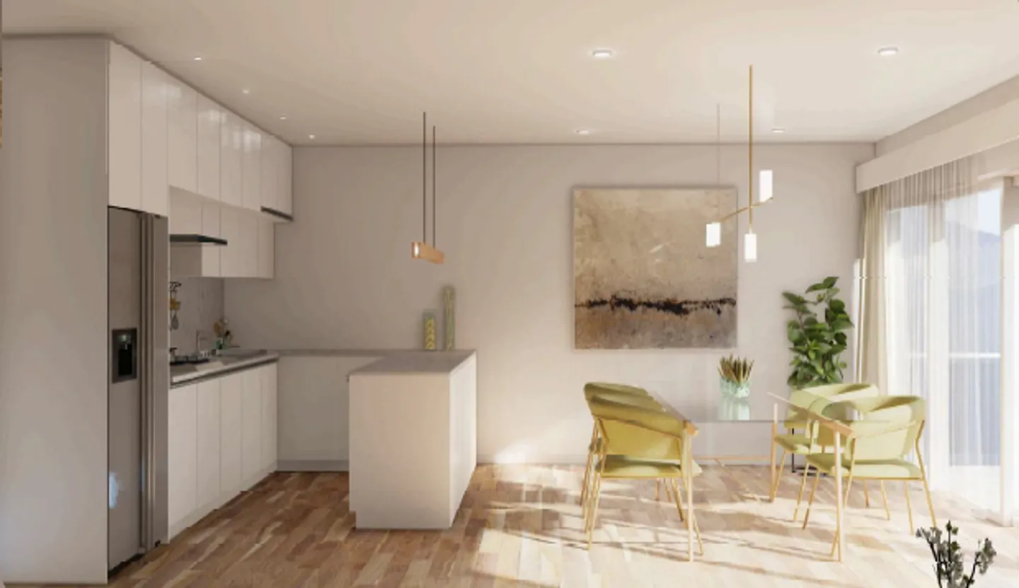 New penthouse of 4.5 rooms on plan with terrace - Les Terrasses à Willy - Photo 4 of 6