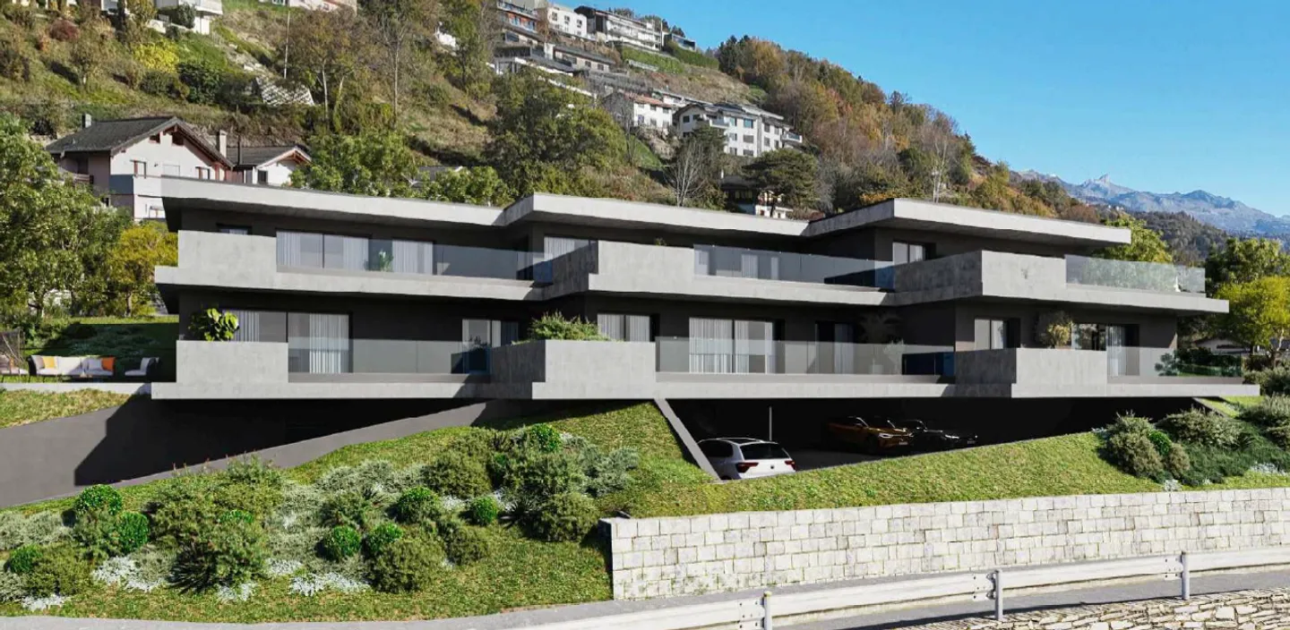 New penthouse of 4.5 rooms on plan with terrace - Les Terrasses à Willy - Photo 1 of 6