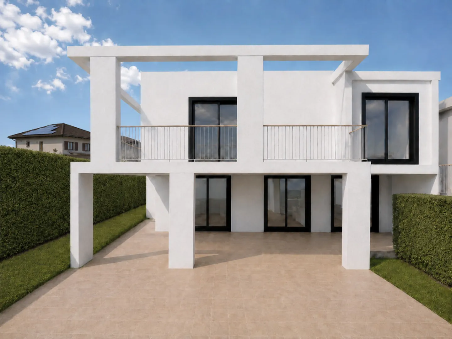 Moderne Villa mit Panoramaterrasse - Foto 2 von 12
