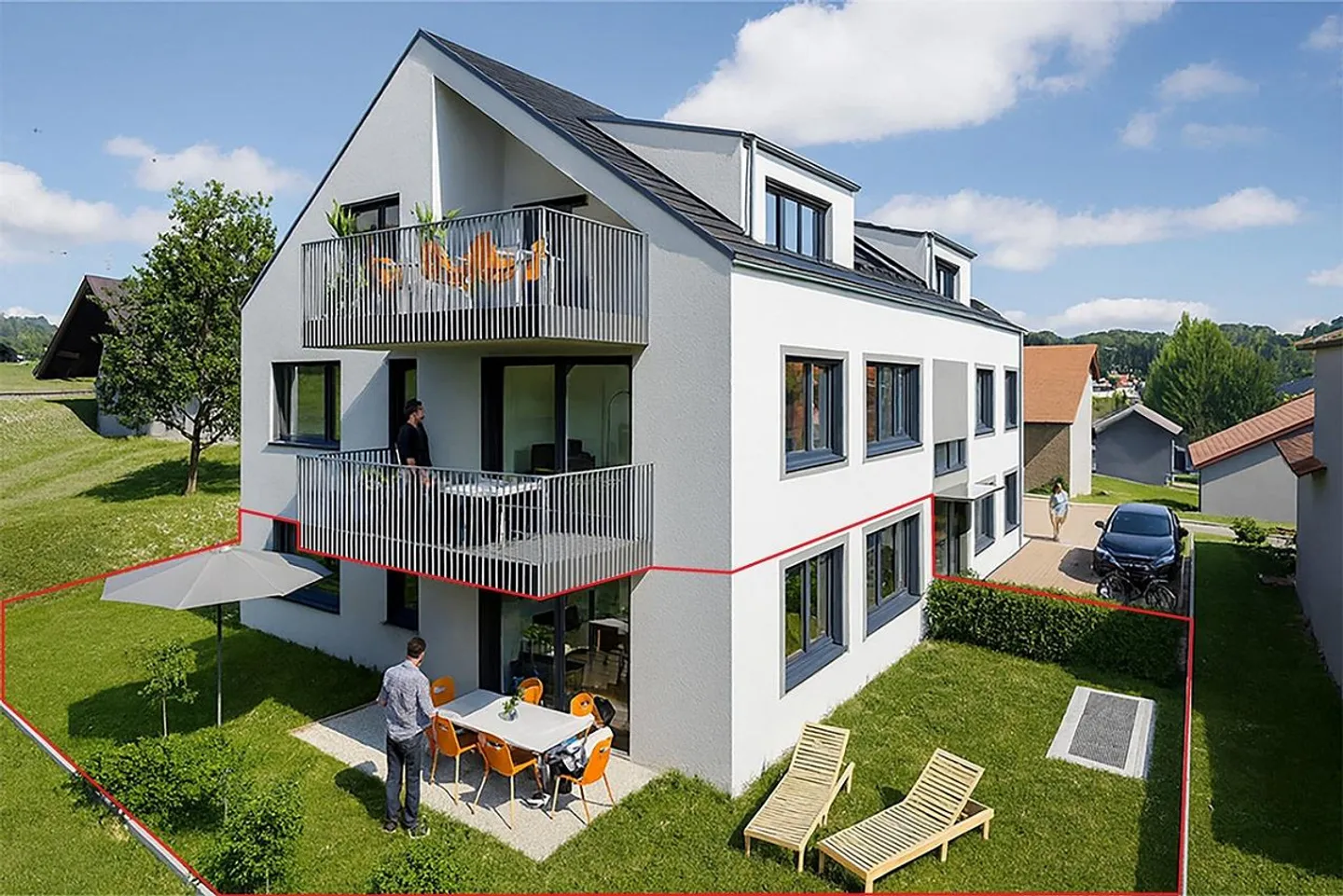 Modernes Erdgeschoss-Apartment - Foto 1 von 5