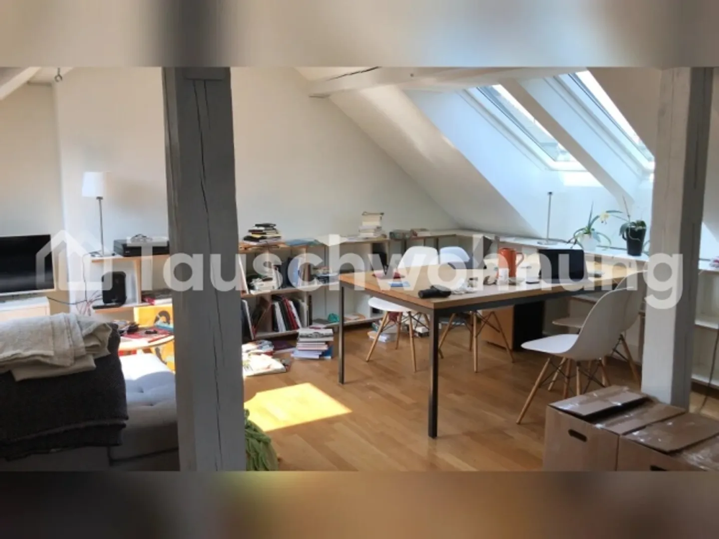 Appartement sous les toits lumineux de 3 pièces avec terrasse - Photo 1 sur 16