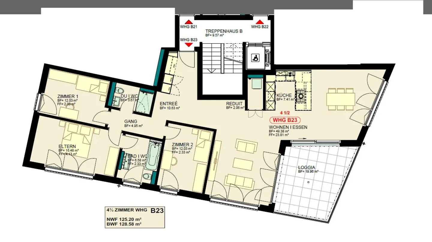 Modernes Apartment in ruhiger Lage - Foto 12 von 12