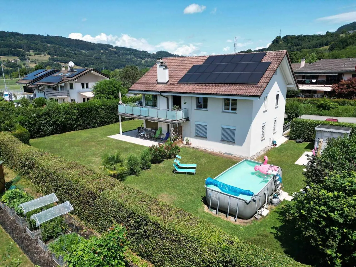 Attico Duplex di 5.5 stanze con giardino, piscina e vista panoramica - Foto 1 di 13