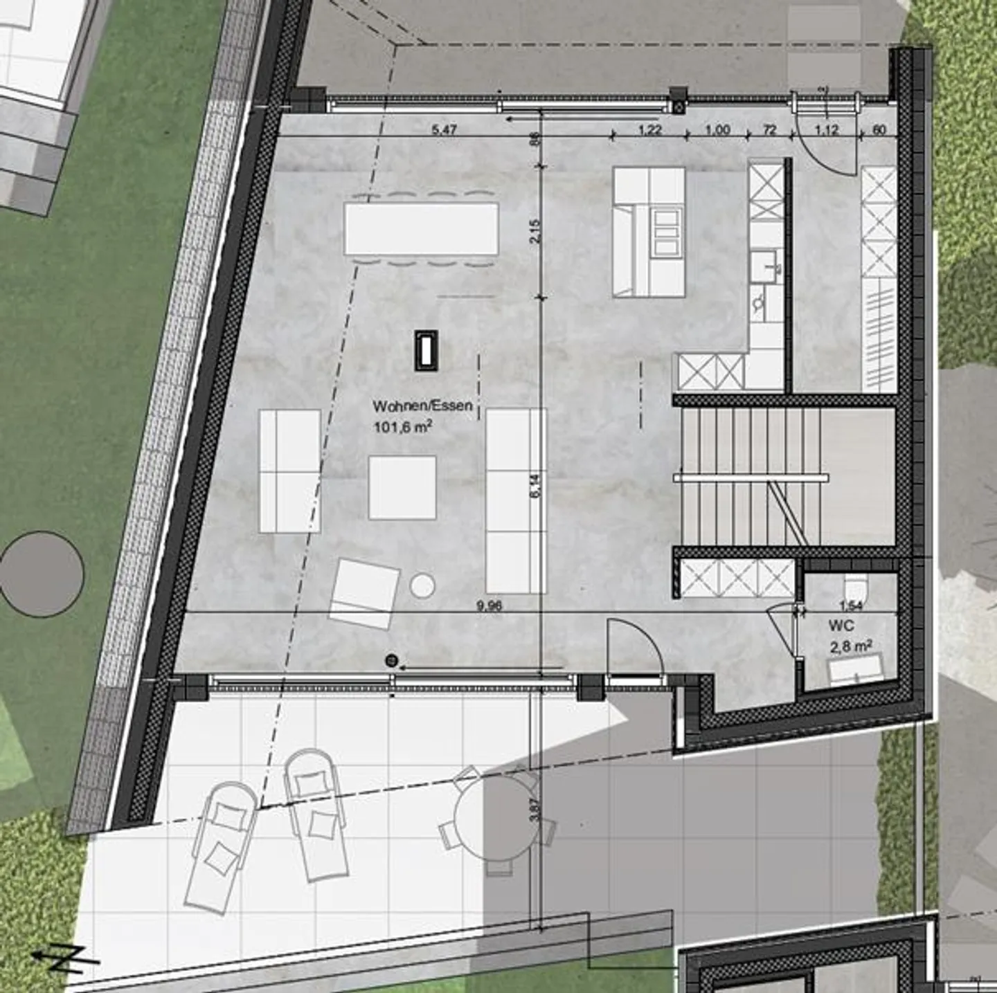 Modern single-family home including 3 parking spaces in TG - sunny, quiet, and in the middle of Maienfeld - Photo 6 of 19