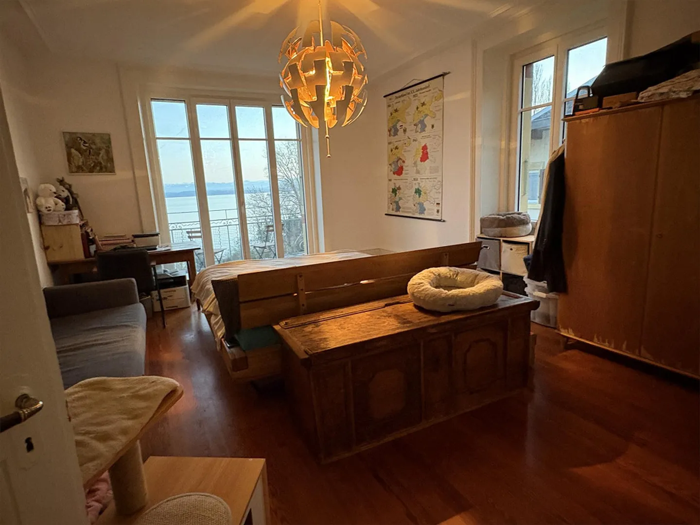 Very nice spacious 4 1/2 room apartment with lake view - Photo 6 of 9