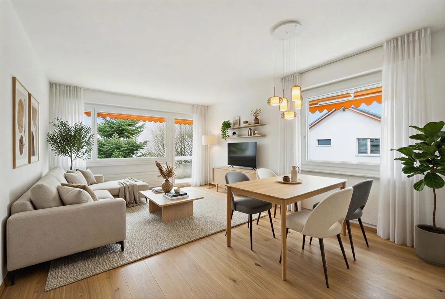 Geräumige Wohnung mit großem Balkon - Foto 3 von 10