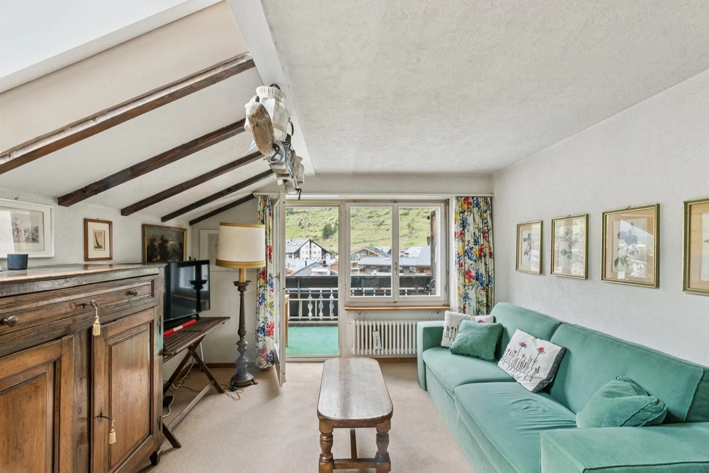 Charmante 3-Zimmer-Dachwohnung mit Matterhornblick - Foto 10 von 12