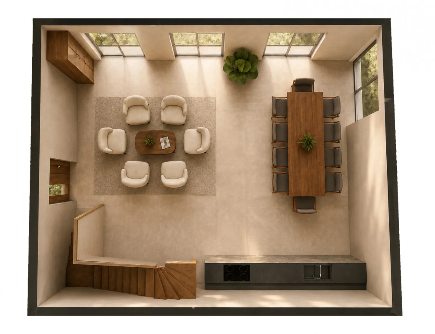 Atemberaubende Villa mit Dachgarten - Foto 3 von 12