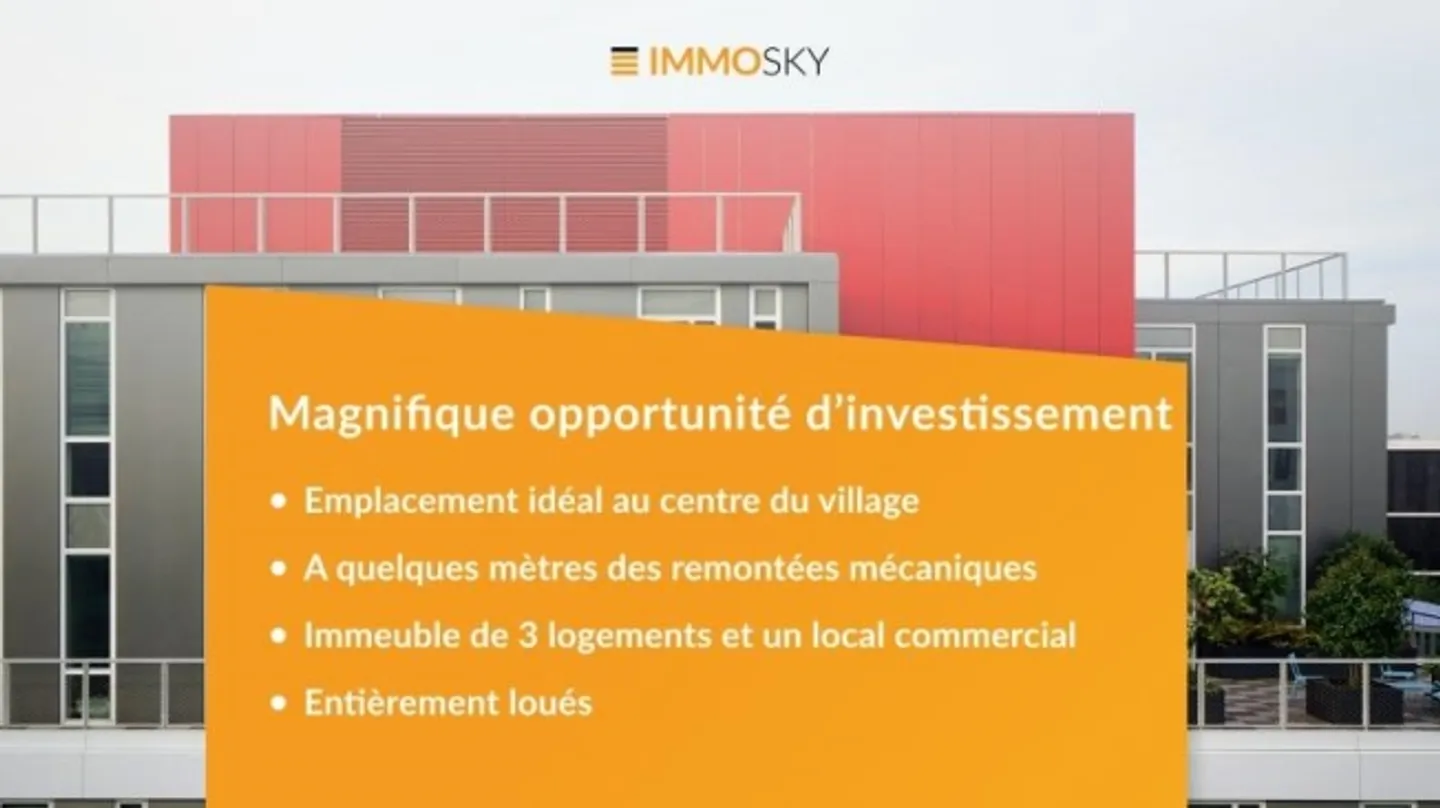 «Investissez dans cet immeuble de rendement» - Photo 1 sur 4