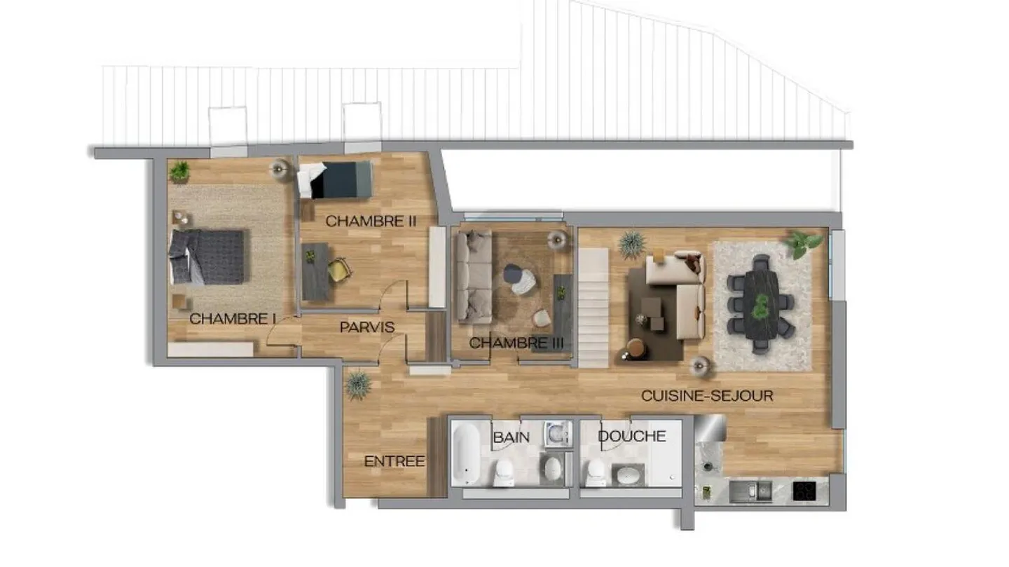 Nouveau Duplex au Lac de Joux - Photo 3 sur 5