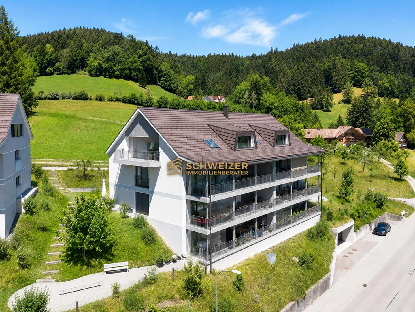 Modernes Apartment mit Panoramablick - Foto 11 von 12