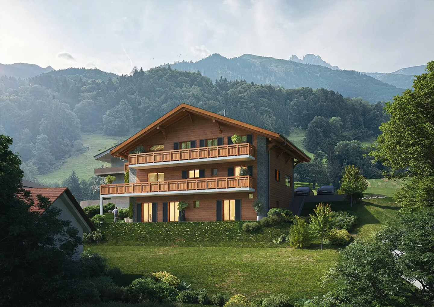 Magnificent 6.5-room apartment in a chalet in Val-d'Illiez - Photo 6 of 10