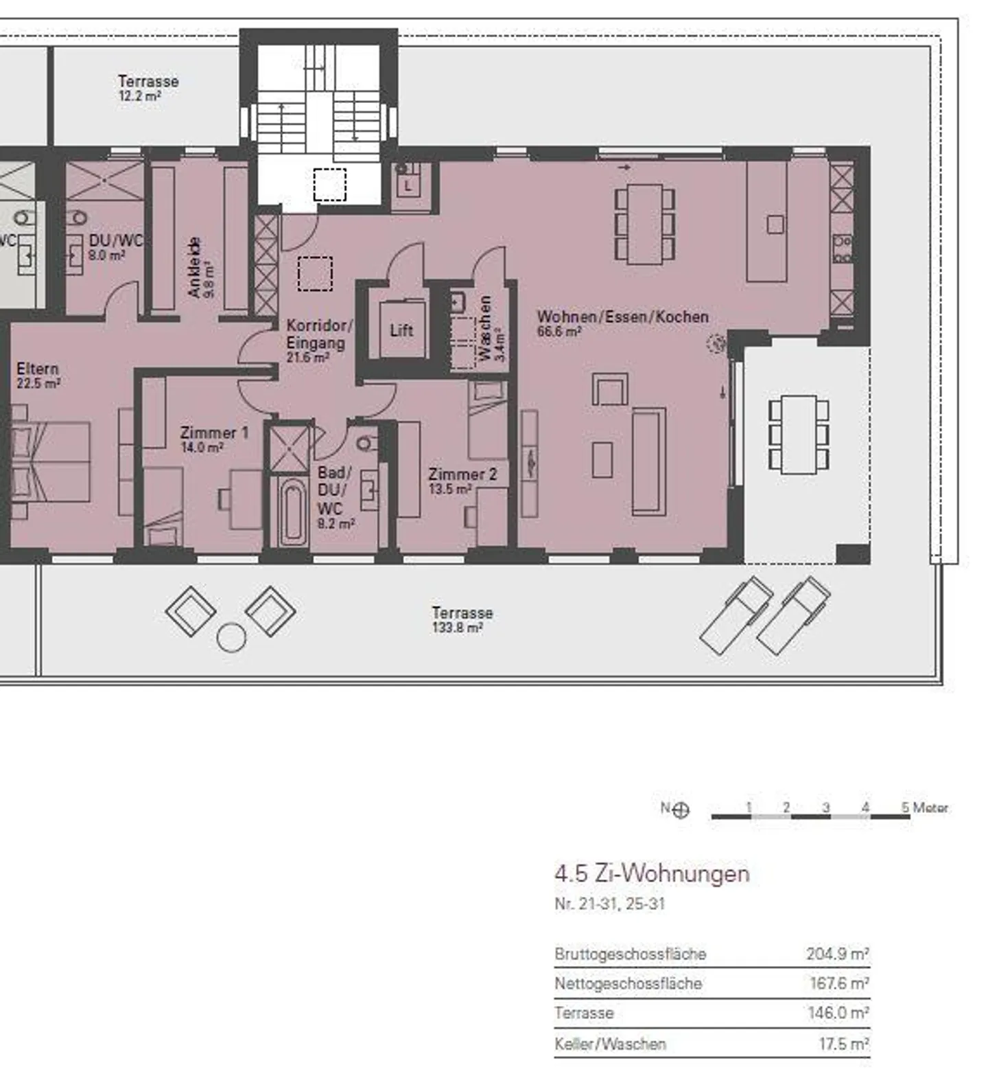 Stupendo appartamento attico di 4 1/2 stanze - Foto 18 di 18