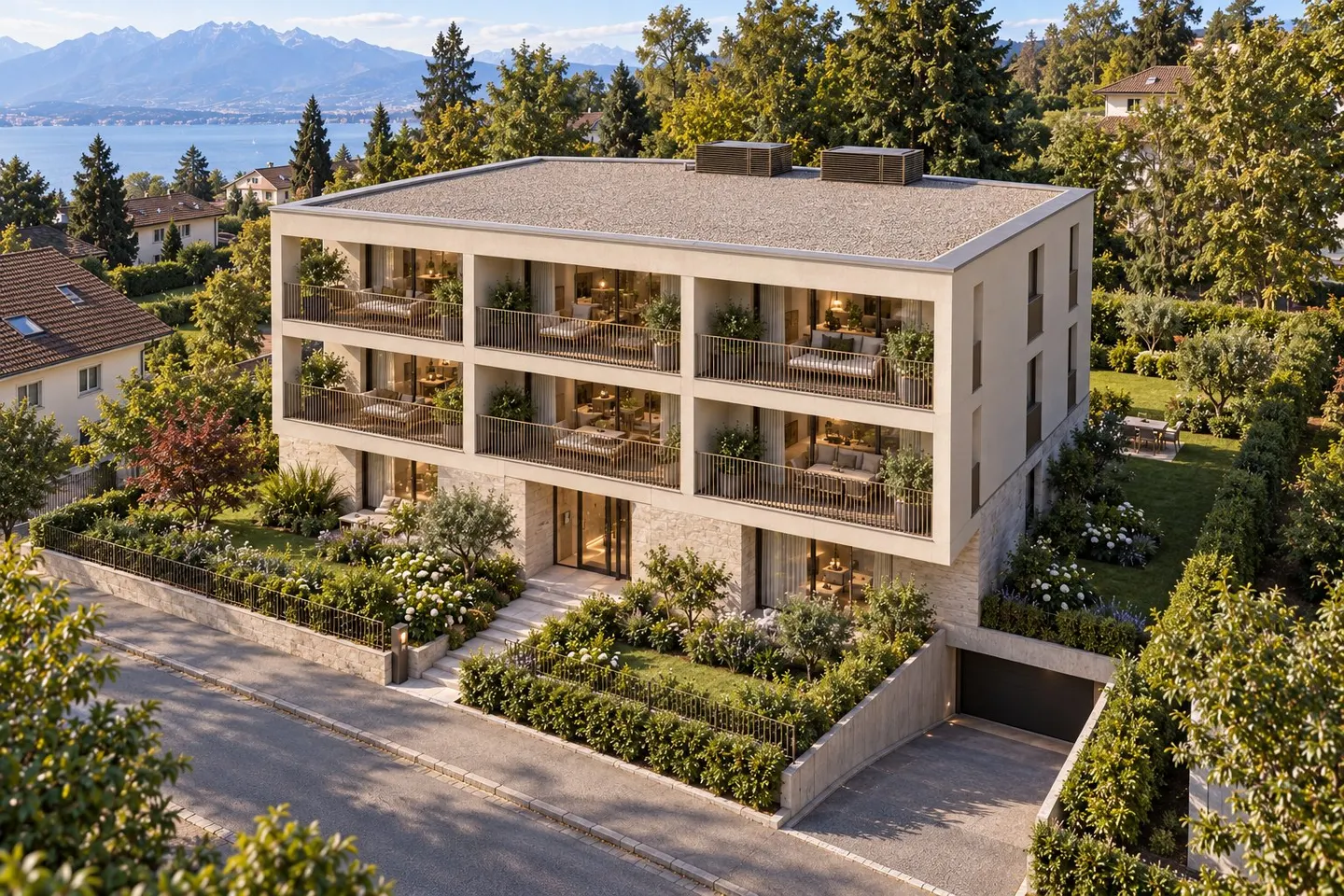 Moderne Wohnungen in La Tour-de-Peilz - Foto 1 von 4
