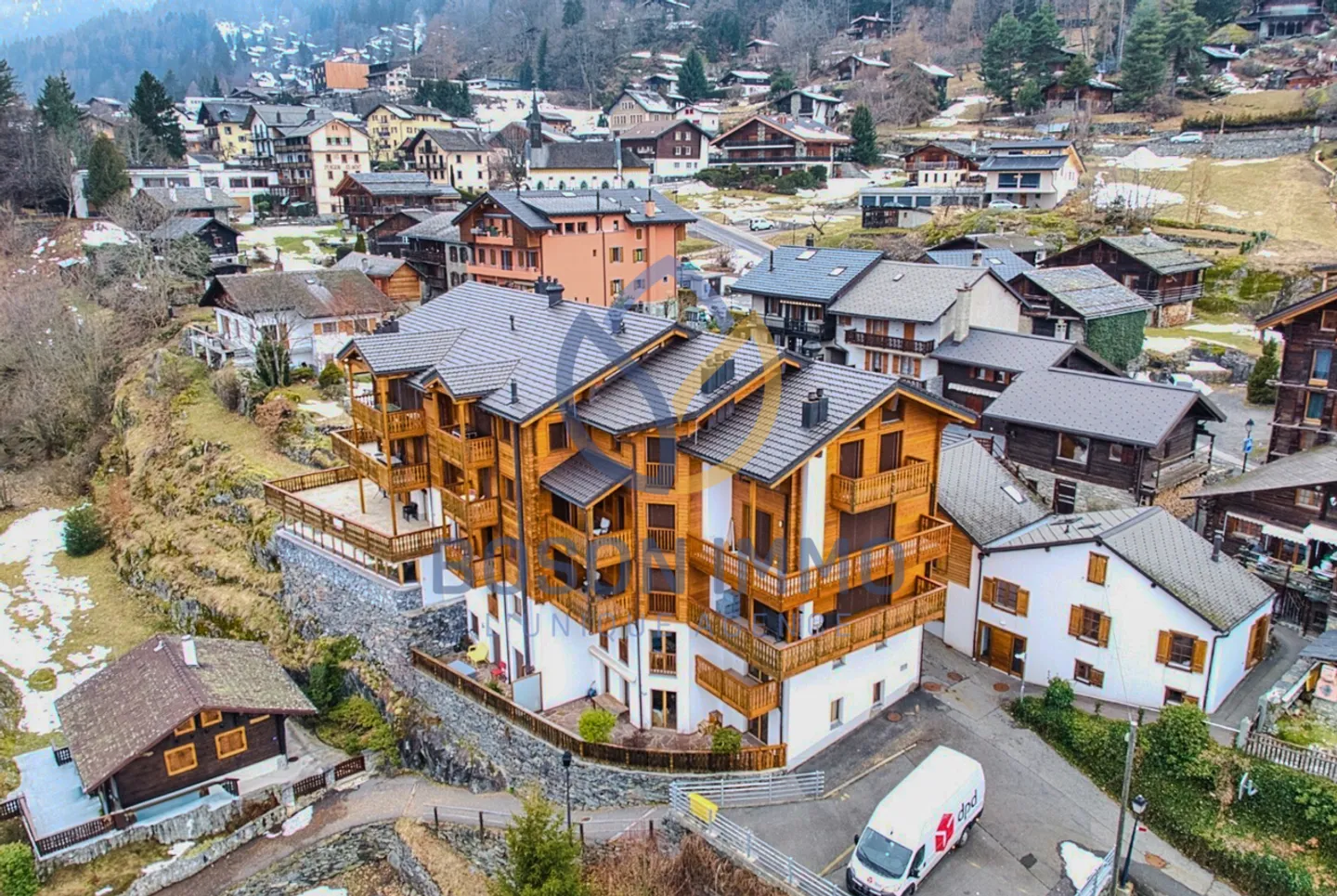 Bright attic in Les Marécottes with gallery and view of the Alps! - Photo 14 of 15