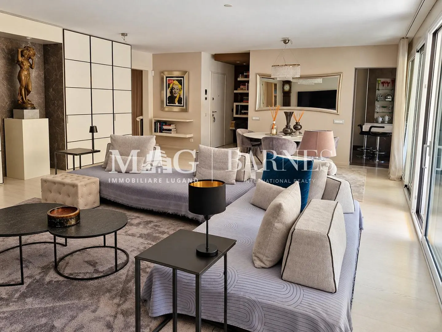 Viganello, Lugano - Geräumige 5.5-Zimmer-Wohnung mit privatem Garten - Foto 6 von 14