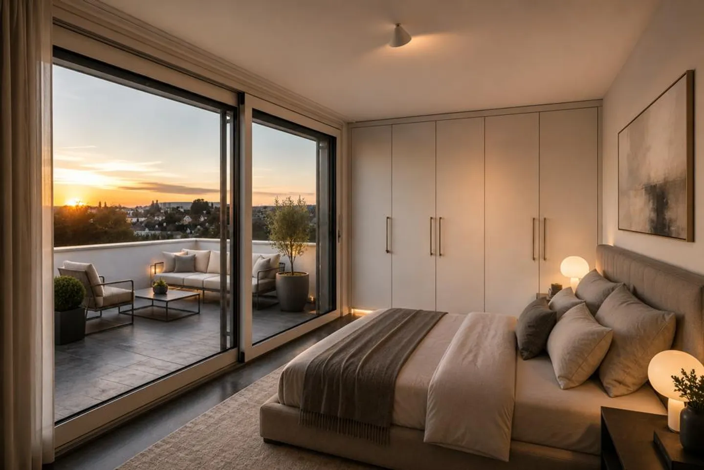 Appartement penthouse exclusif avec vue sur le lac dégagée - Photo 2 sur 22