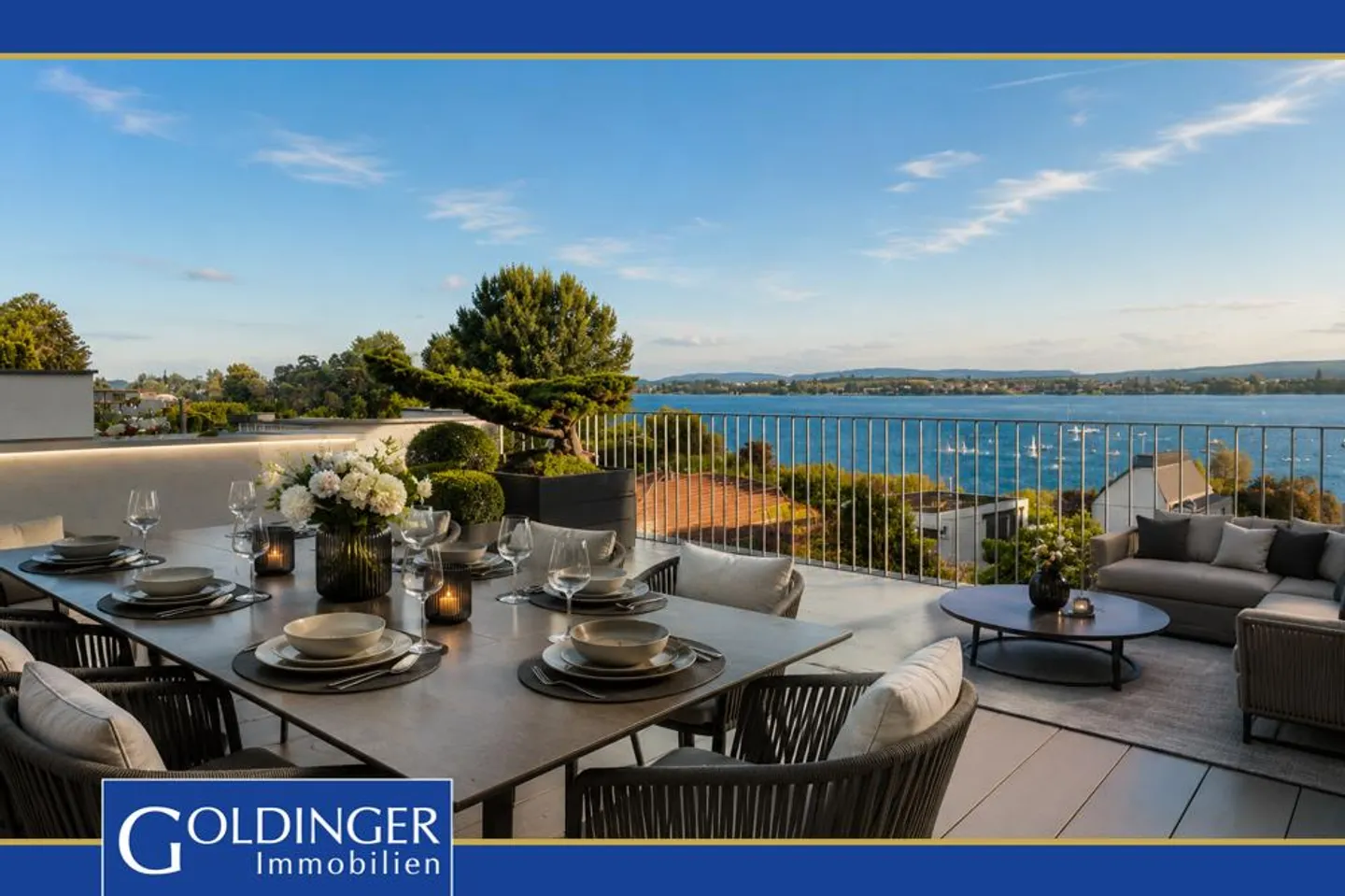 Appartement penthouse exclusif avec vue sur le lac dégagée - Photo 1 sur 22