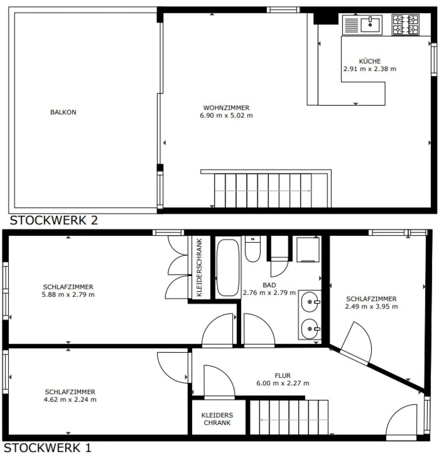 Modern Maisonette with Terrace - Photo 11 of 12