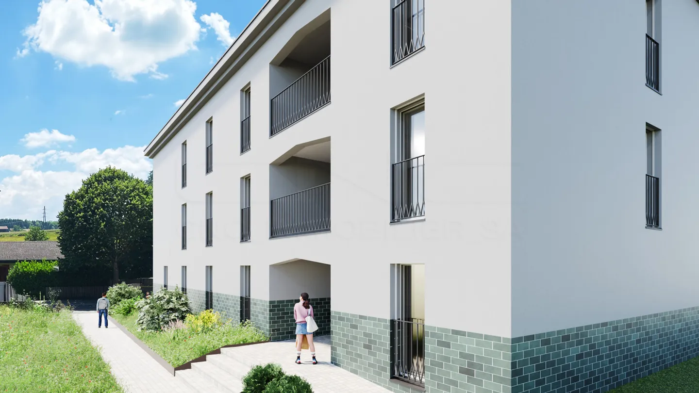 Appartamento 2.5 locali in cima all'edificio! - Foto 9 di 10