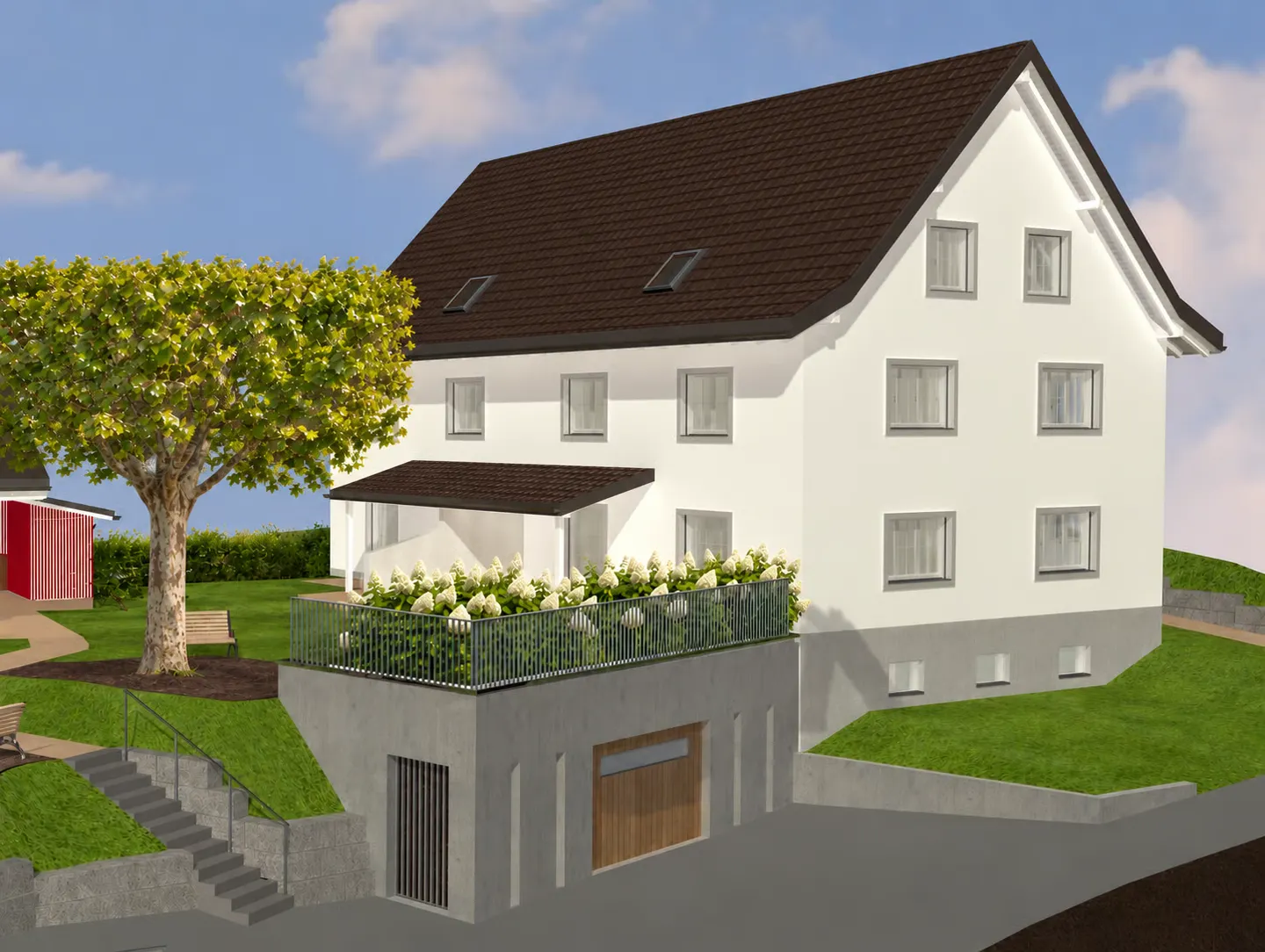 Modern Row House in Hüntwangen – New Build with Terrace and Garage - Photo 2 of 7