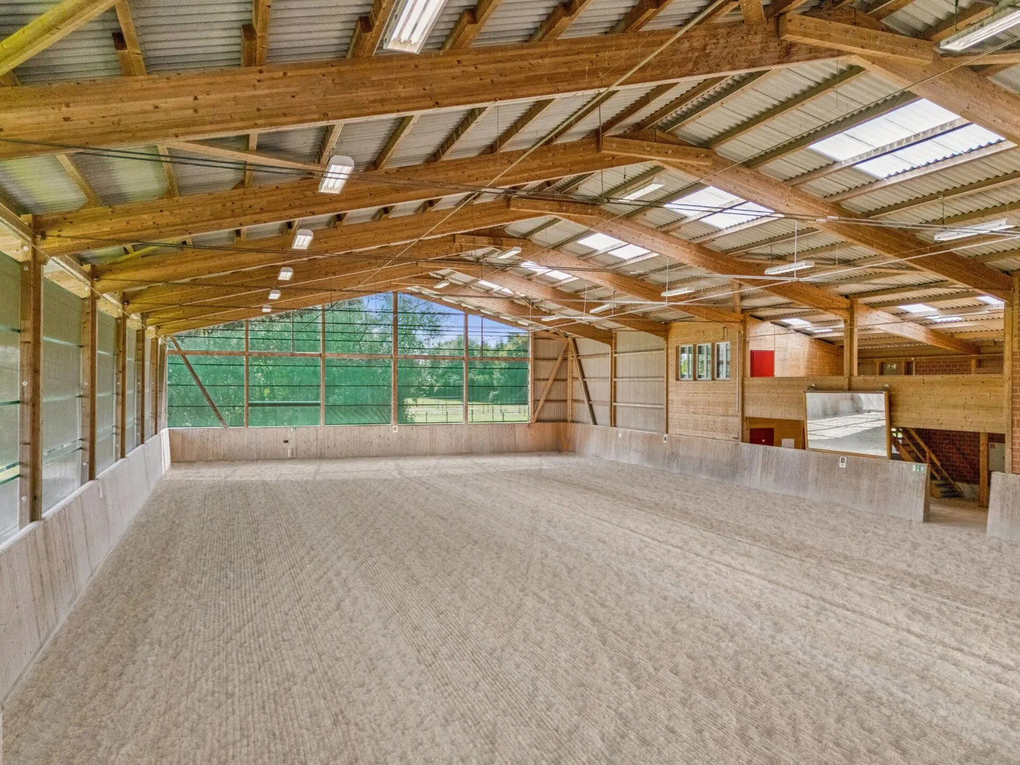 KOMPAKTE REITSPORTIMMOBILIE MIT WOHNHAUS, PFERDESTALL UND REITHALLE IN BASADINGEN TG - Foto 1 von 10