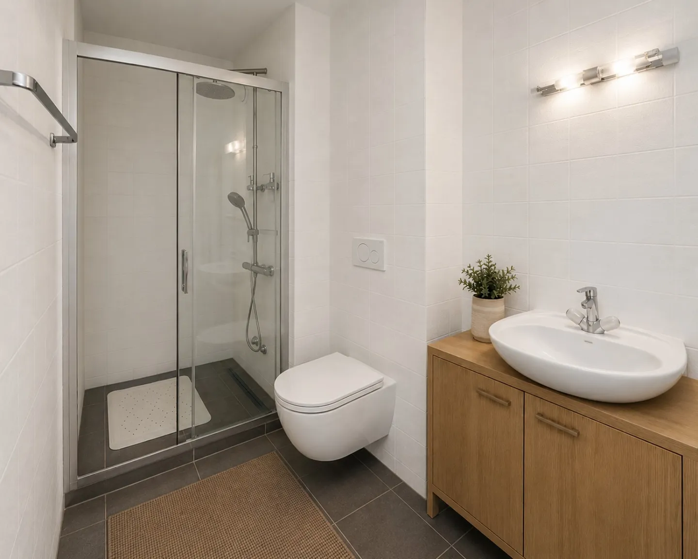 Two and a half room apartment with two bathrooms and passage - Photo 9 of 11