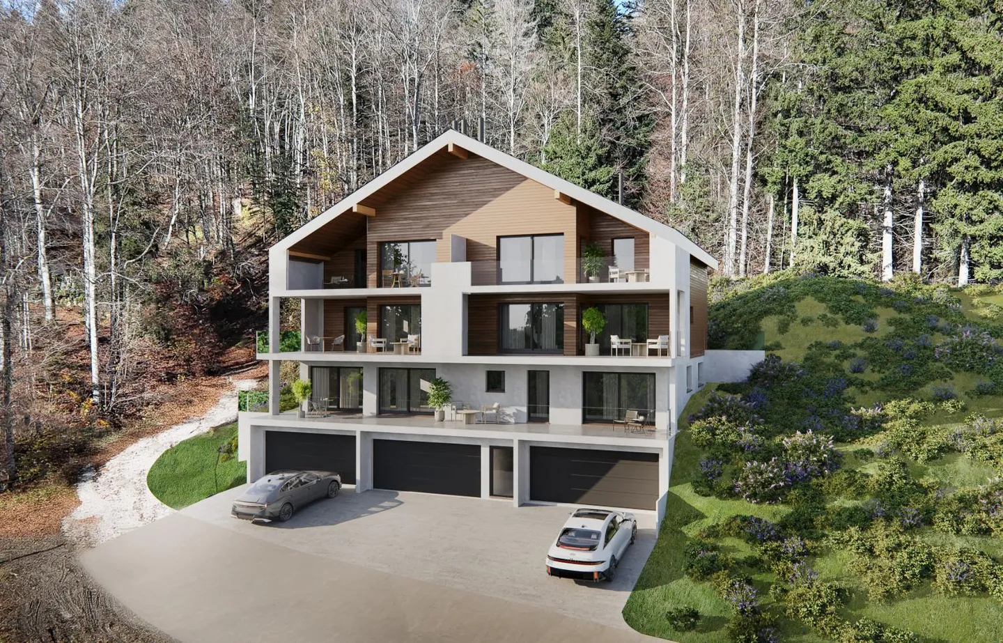 Appartamento 5.5 locali piano superiore residenza ALTIS lotto 1 - Foto 2 di 3