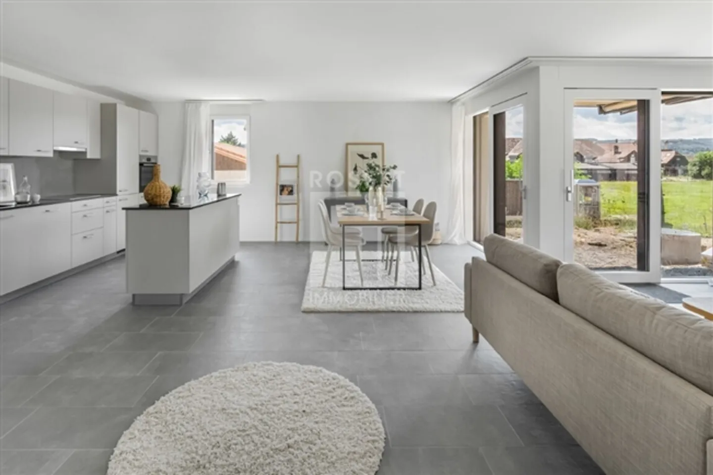 Nouveaux appartements de 4,5 pièces au rez-de-chaussée - Photo 2 sur 11