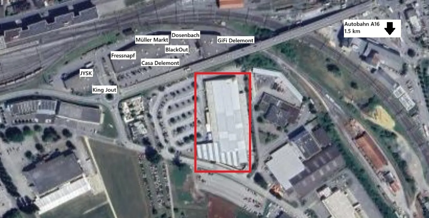 Spazio commerciale spazioso di 2'500m2 - MParc Delemont - Foto 19 di 19