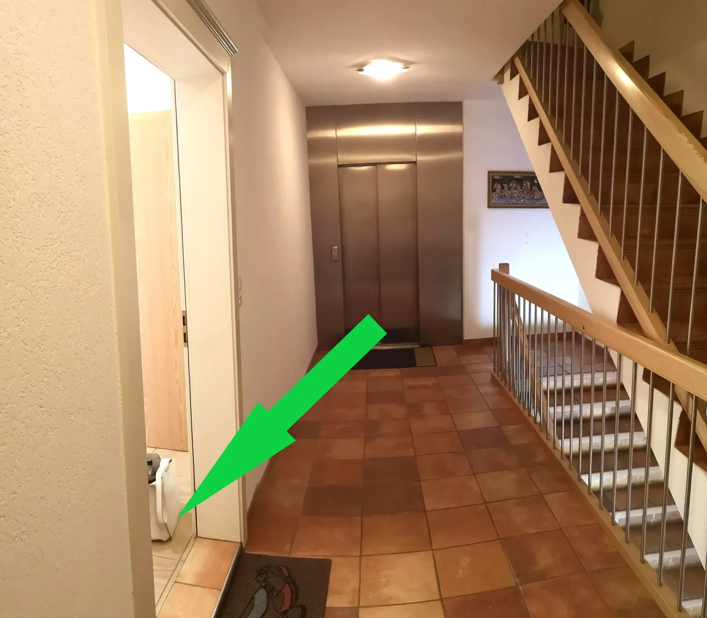 Riduzione del prezzo: appartamento al 1° piano con ascensore, veranda e grande balcone - Foto 12 di 35
