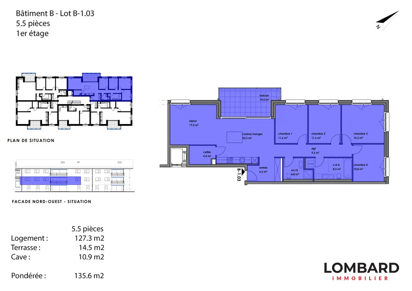 ***RESERVIERT*** Neue 5,5-Zimmer-Wohnung im 1. Stock - Foto 9 von 9