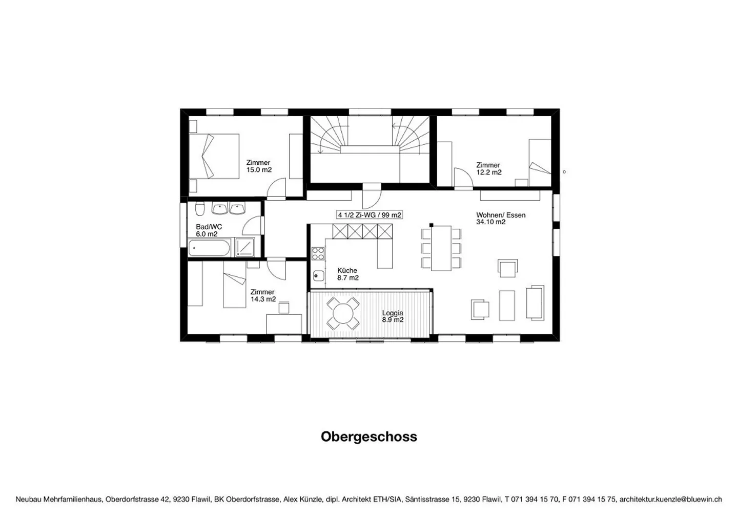 Vivere centrale – Appartamento di 4,5 stanze vicino alla stazione - Foto 7 di 7