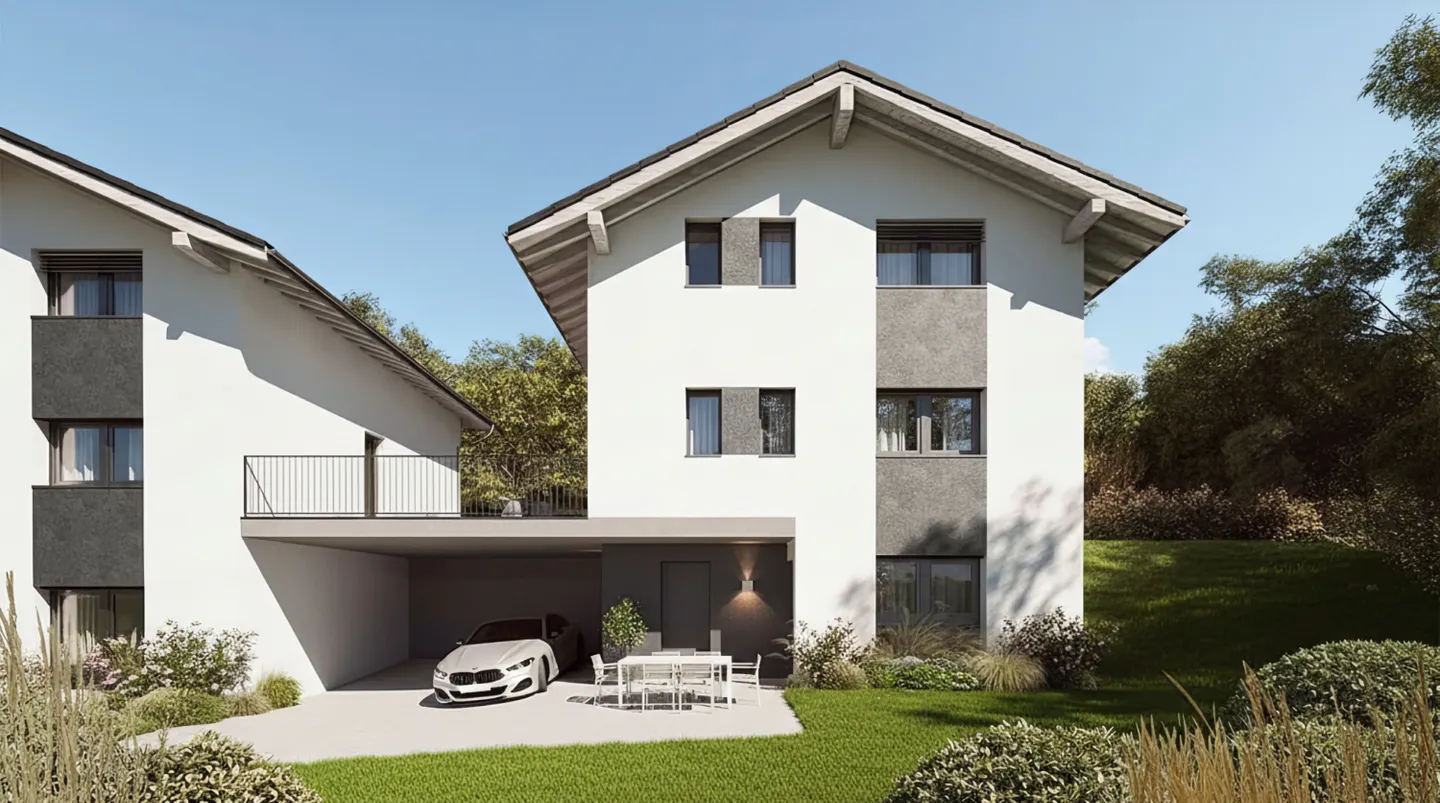 Nuova promozione "Les Collondels": 5 ampie case familiari con 6,5 stanze e uno studio privato a Surpierre - Foto 2 di 11