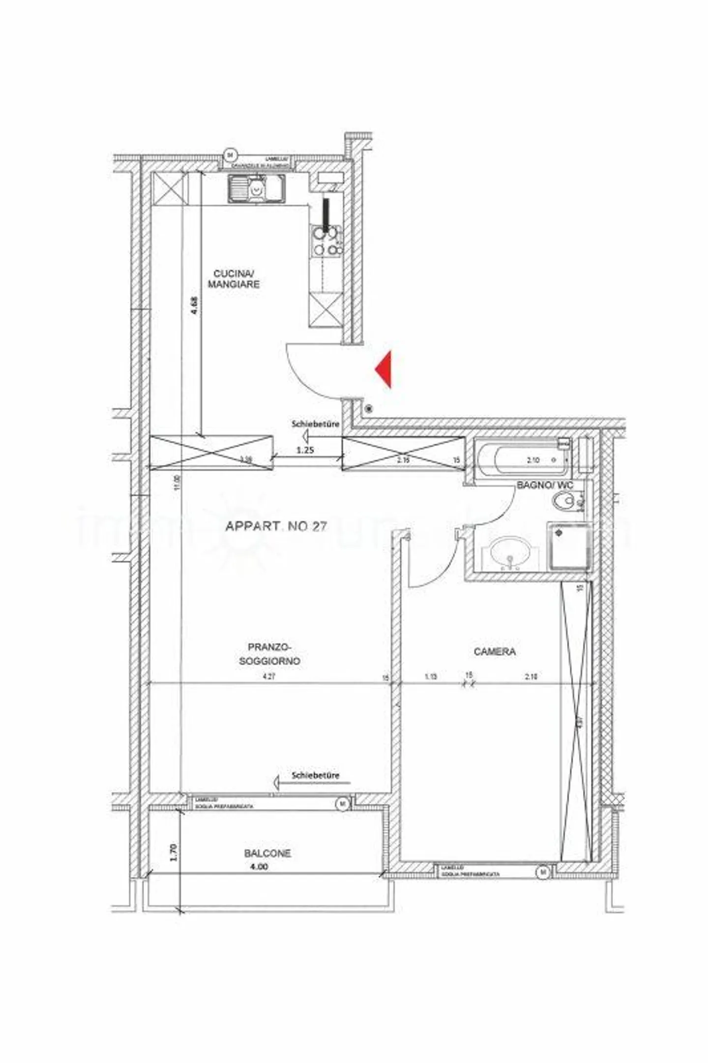 Charming 2 ½ room condominium with 2nd residence permit - Photo 5 of 11