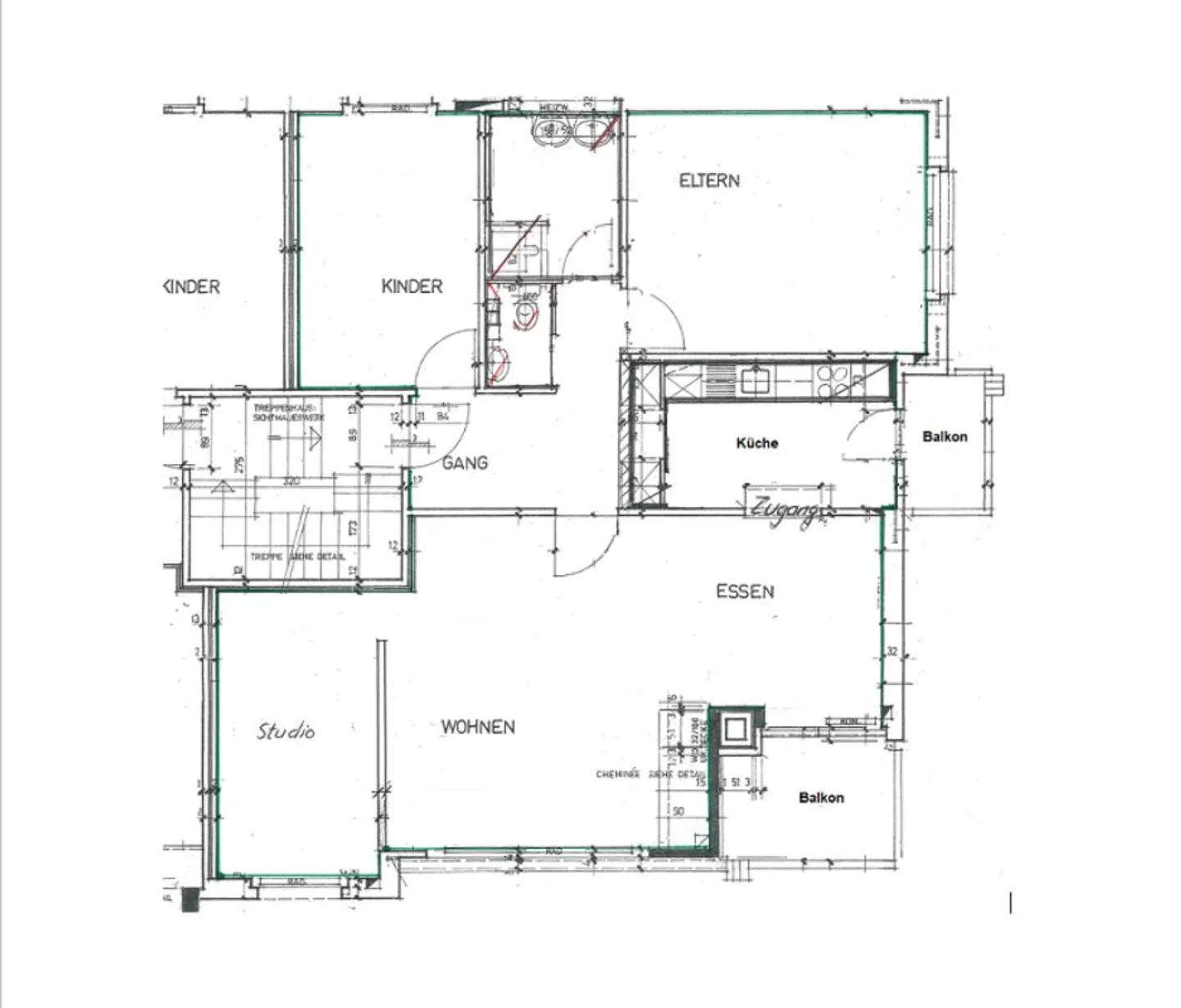 Bellissimo appartamento di 4.5 stanze con camino e lavatrice privata nel bagno - Foto 15 di 15