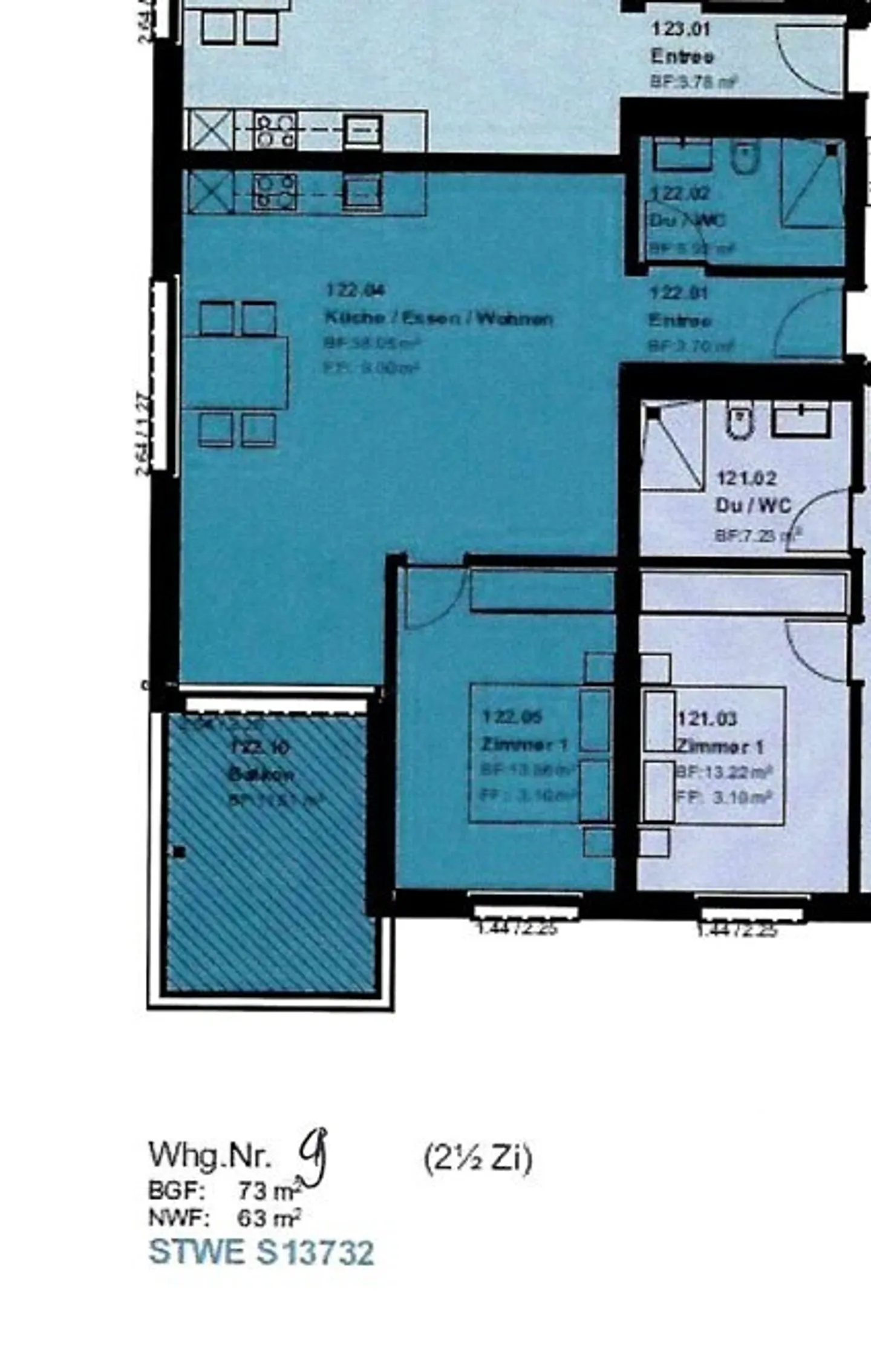New 2.5-Room Apartment with Terrace - Photo 8 of 8