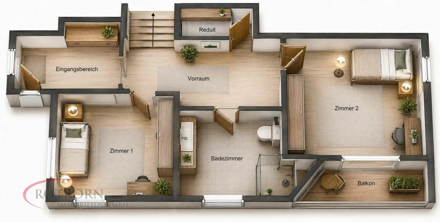 Geräumiges Einfamilienhaus mit Lagerhalle - Foto 12 von 24